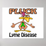 Pluck Lyme Disease Awareness Design Posters