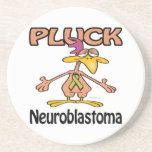 Pluck Neuroblastoma Awareness Design Beverage Coaster