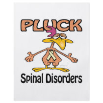 Pluck Spinal Disorders Awareness Design Custom Flyer