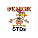 Pluck STDs Awareness Design Postcards