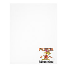Pluck Substance Abuse Awareness Design Letterhead Template
