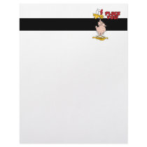 pluck you funny plucked chicken cartoon personalized letterhead