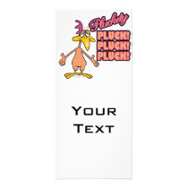 pluckety pluck pluck pluck fuckety parody plucked customized rack card
