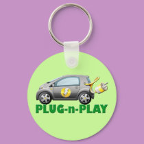 PLUG-N-PLAY ELECTRIC CAR keychains