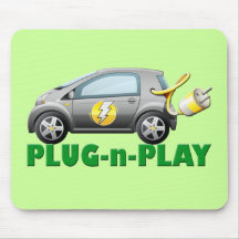 PLUG-N-PLAY ELECTRIC CAR MOUSE PAD