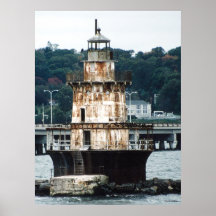 Plum Beach Lighthouse -  Unrestored Poster