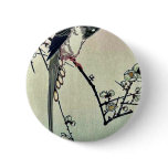 Plum blossom and magpie by Ando.Hiroshige Button