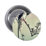 Plum blossom and magpie by Ando.Hiroshige Button