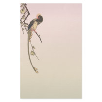 Plum Blossom and Magpie Stationery by vintage_emporium Plum Blossom and Magpie Stationery