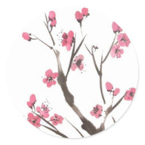 Plum Blossom Branches Stickers