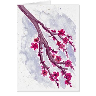 Plum Blossom card