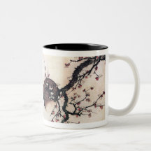 Plum Blossoms and the Moon, Hokusai Mugs