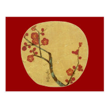 Plum Blossoms, Ogata Kōrin Fine Vintage Postcard