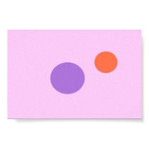 Plum, Blue Violet, Dark Orange posters