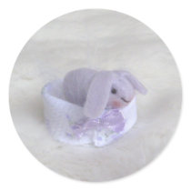 Plum Bunny Stickers