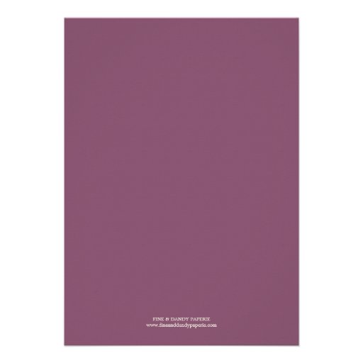 PLUM CHANDELIER | BRIDAL SHOWER INVITATION