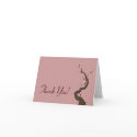 Plum Cherry Blossom Thank You cards