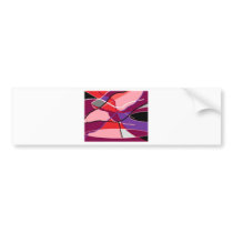 PLUM CRAZY bumper stickers