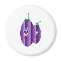Plum Crazy magnets