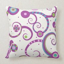 Plum Crazy Pillow pillows