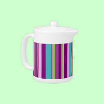 Plum Crazy Teapot teapots