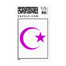 Plum Crescent & Star.png Stamps