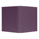 Plum Filigree Binder