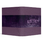 Plum Filigree Recipe Binder