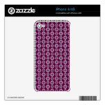 iphone, gadget, skin, stylish, cute, plum, floral,