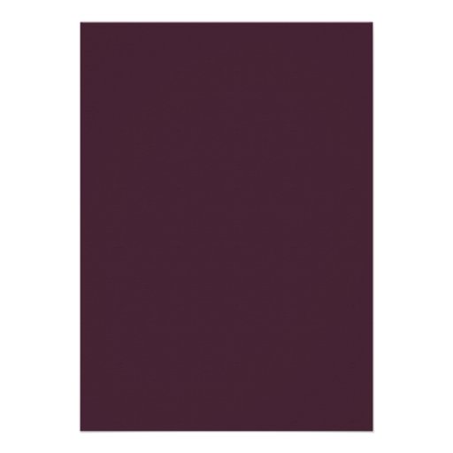 Plum, Gold Peacock Feathers Wedding Invitation