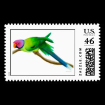Plum Headed Parakeet Postage postage