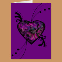 PLUM HEART cards by Perlyyyy PLUM HEART cards