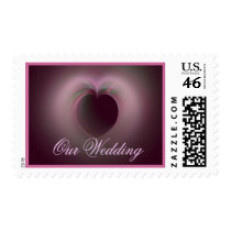 Plum Heart postage by Perlyyyy Plum Heart postage