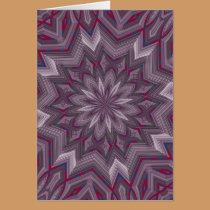 Plum Kaleidoscope cards