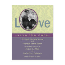 Plum Love Wedding Save the Date Announcement postcards by TheWeddingShoppe Plum Love Wedding Save the Date Announcement postcards