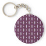 Plum & Pink Beaded Curtains Keychains