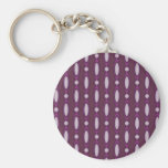 Plum & Pink Beaded Curtains Keychains
