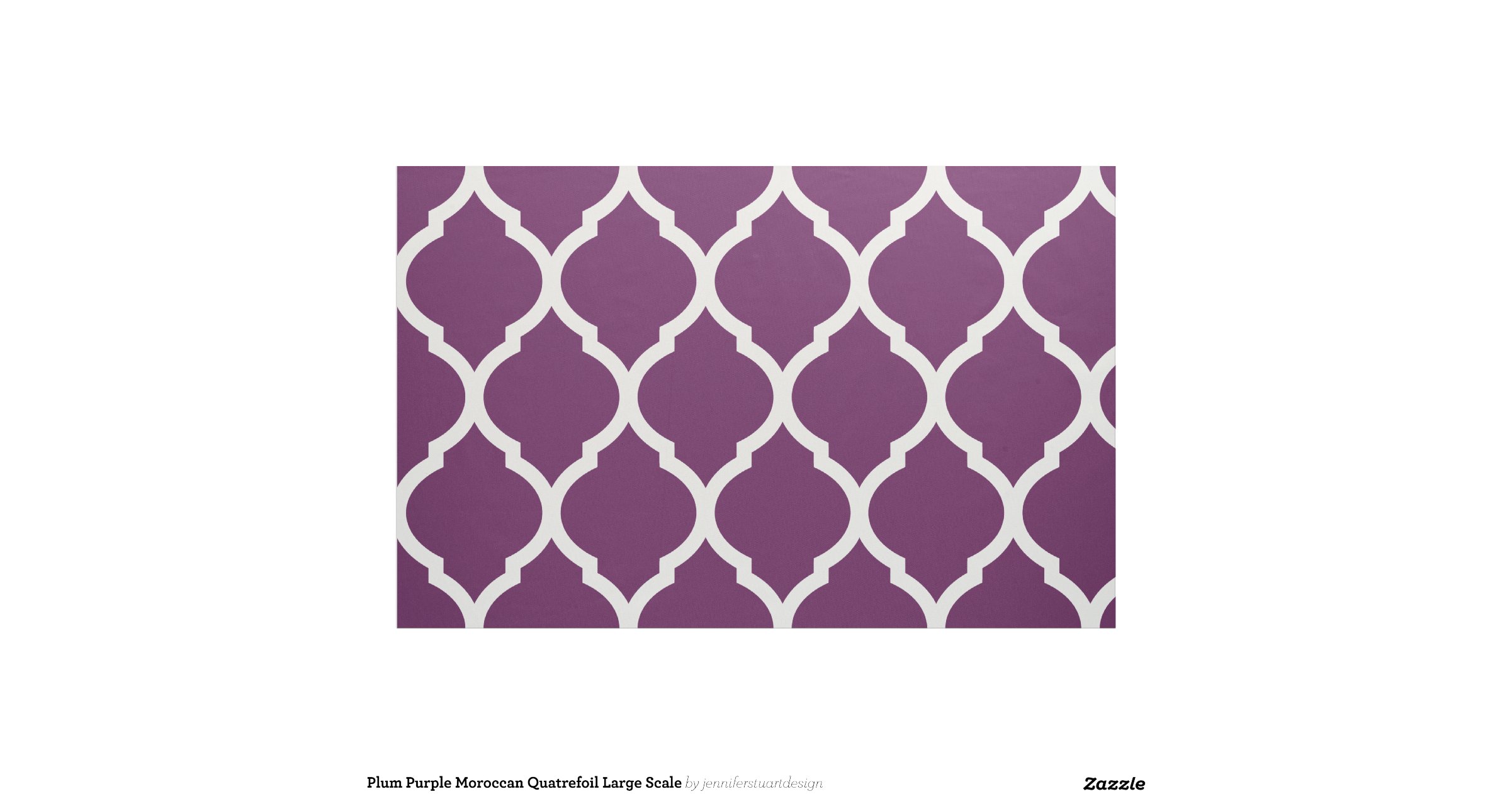 plum purple moroccan quatrefoil large scale fabric zazzle plum purple moroccan quatrefoil large scale fabric zazzle