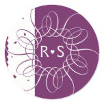 Plum Romantic Rosette