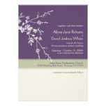 Plum Sage Wedding Invitation