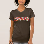Plum Strip Women's T Shirts