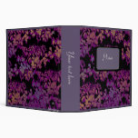 Plum Sunset Damask Photo Album Binders