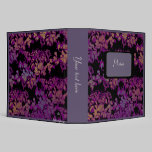 Plum Sunset Damask Photo Album binders