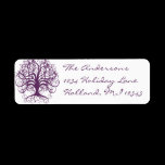 Plum Swirl Tree Return Address