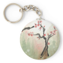 Plum Tree Keychain