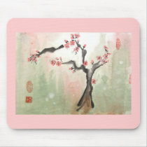 Plum Tree Mousepad