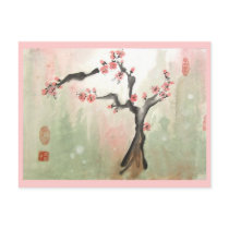 Plum Tree Postcard by plasticpumpkin Plum Tree Postcard