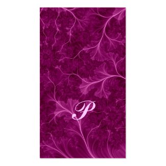 Plum Velvet Decorating Business Card profilecard