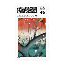 Plum - Vintage Japanese Print Tees and Gifts Stamps