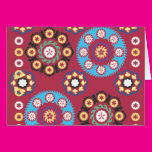 Plum With Colored Circles Cards